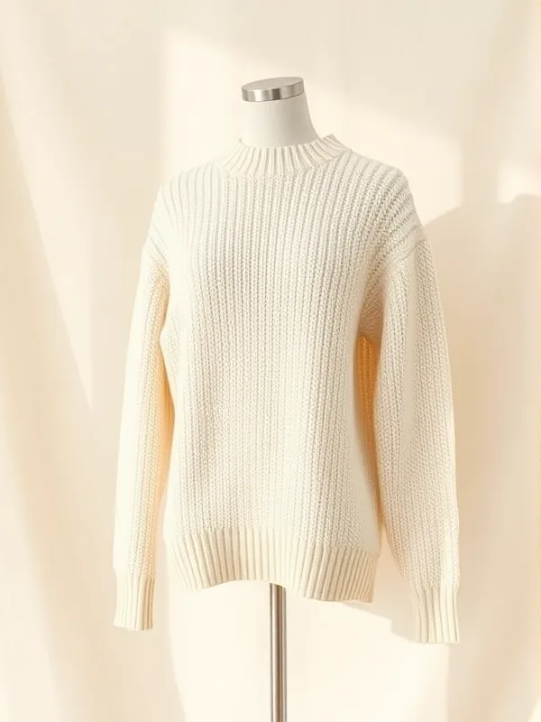Lou Sweater — Merino Wool Cream
