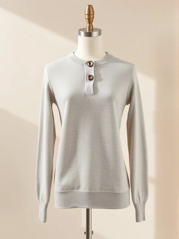 Sara Sweater — Cashmere Pearl Grey